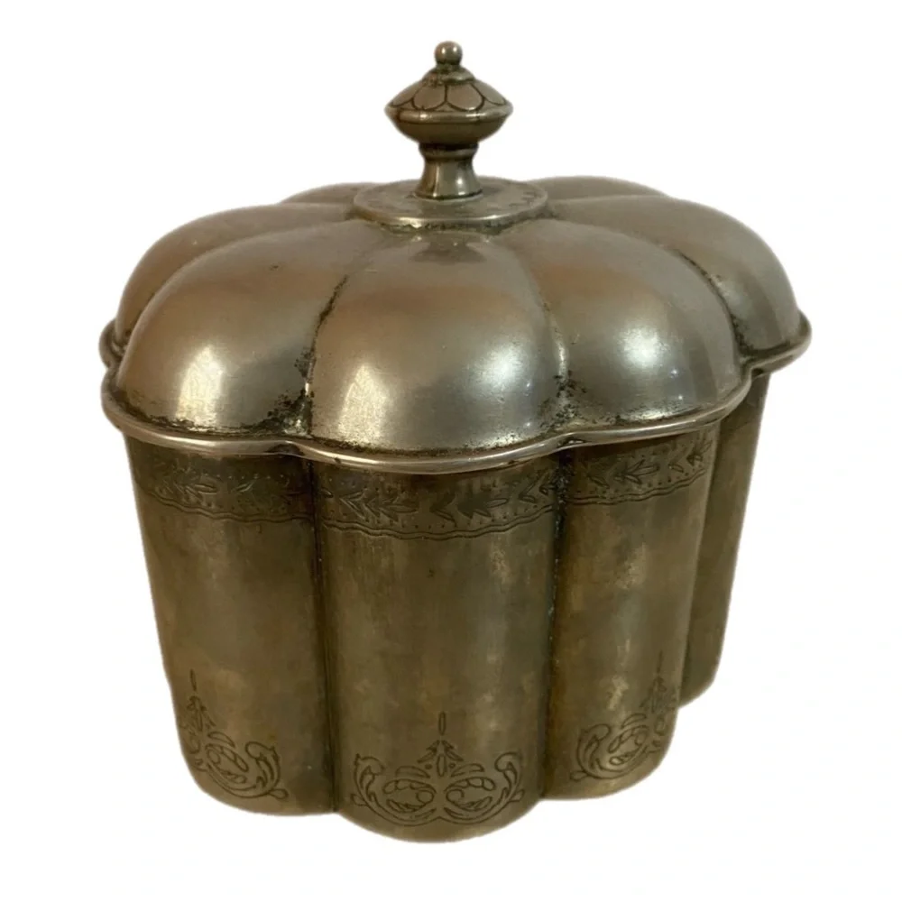 Vintage Godinger Silver 1994 Decorative Jewelry Box Container Made in New York